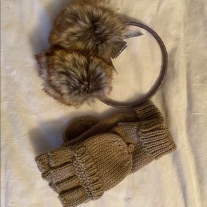 Ear muffs and gloves
